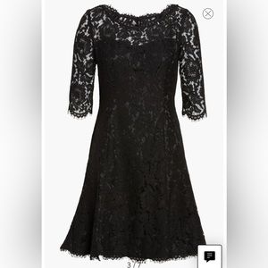 Eliza j lace fit & flare cocktail dress